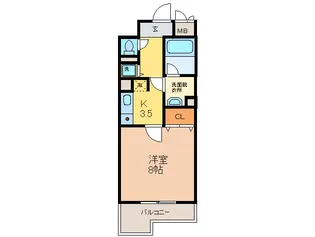 パ-ルコ-ト【6階】の間取り