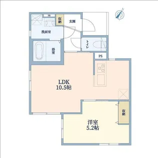 阿佐谷北レジデンス【1階】の間取り