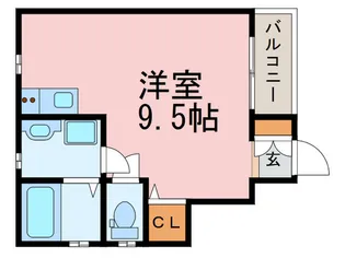 サンパティーク魚住【1階】の間取り