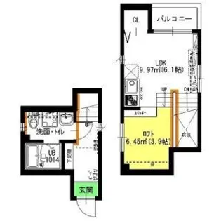 Pura Vidaナゴヤドーム前(プラヴィダナゴヤドームマエ)【2階】の間取り