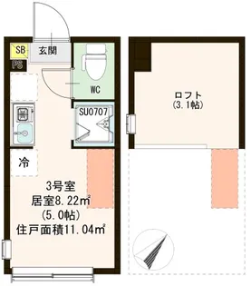 Casa Esperanza桜台【1階】の間取り