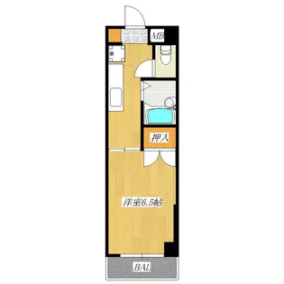 第5オカダビル【4階】の間取り