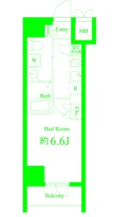 ハーモニーレジデンス横浜みなとみらい#001【5階】の間取り