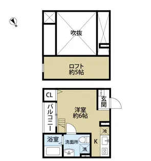 さくらハウス【1階】の間取り