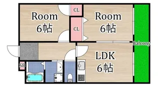 泰平第Iビル【7階】の間取り