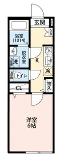 エクセラン竹ノ塚【1階】の間取り