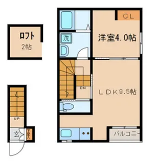 CASA VITA【2階】の間取り