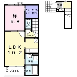 エミネンス川中島【2階】の間取り