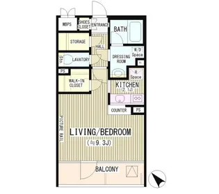 cubicM【3階】の間取り