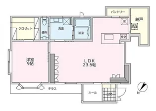 東京都品川区上大崎2【一戸建】の間取り