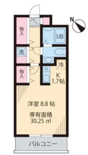 レクエルド【3階】の間取り