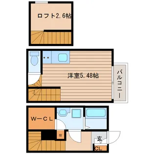 Raggio旭ヶ丘の間取り