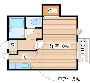 カリヨンコート【2階】の間取り