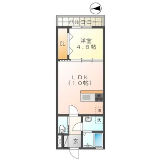 SevenStars栄田町【2階】の間取り