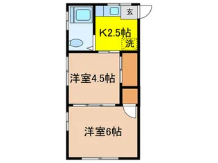 永光マンション【2階】の間取り