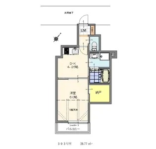 シルクロード北戸田【3階】の間取り