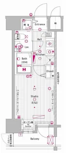 グランド・ガーラ大森【12階】の間取り