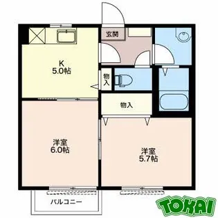 ロマン樹【2階】の間取り