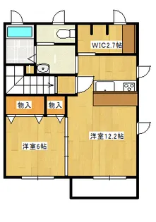 シャーメゾンナトゥール【2階】の間取り
