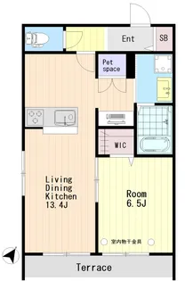 ヴィラ・クローネI【1階】の間取り