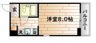 広島県広島市中区東白島町【マンション】の間取り