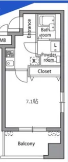 レジディア神楽坂【7階】の間取り