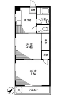 コーポ上原【2階】の間取り