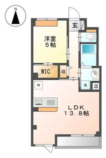 クレシア【2階】の間取り