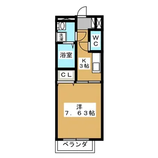 アンフィニ大澤 A棟【2階】の間取り