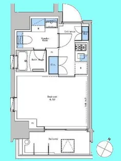 ブラウ戸越銀座スカイ【8階】の間取り