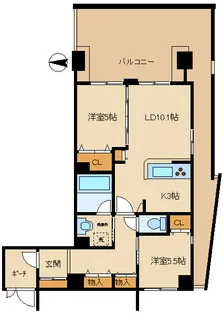 ガーデンコート蒲田 B棟【6階】の間取り