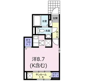 アザレアガーデンII【1階】の間取り