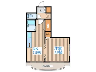 エンドレス三井南3西7【2階】の間取り