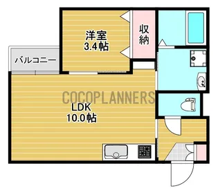 ヴェール出水【1階】の間取り