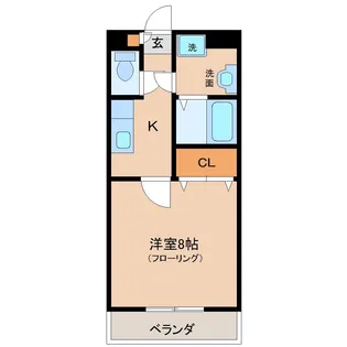 ジェミニ【1階】の間取り