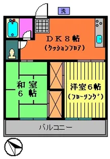 サニーハイツ二俣川【2階】の間取り