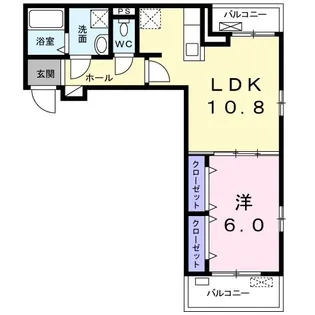 クレール パル【3階】の間取り