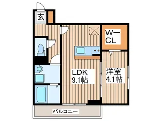 Erde五輪I【3階】の間取り