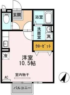 ドルチェ平原【2階】の間取り