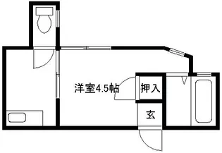 片野タカケンビル【4階】の間取り