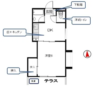 リンク宮久保【2階】の間取り