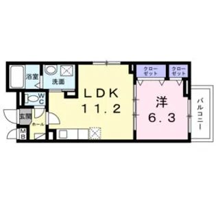 エルグ3【2階】の間取り