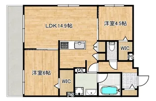 アノイエ 東棟【1階】の間取り