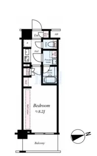 フュージョナル赤羽EAST【6階】の間取り