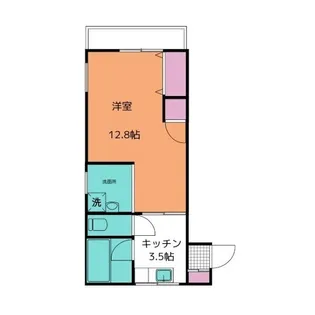 プランドール西島【3階】の間取り