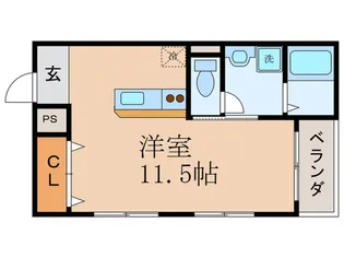 ビレッジ杉【1階】の間取り