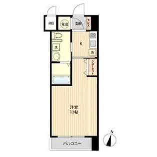 アントラ立町【4階】の間取り