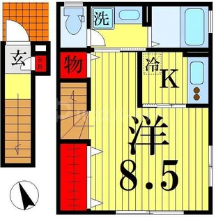 メゾンMYの間取り