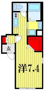 シャノワール【1階】の間取り