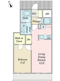 ソラーレ西蒲田【3階】の間取り